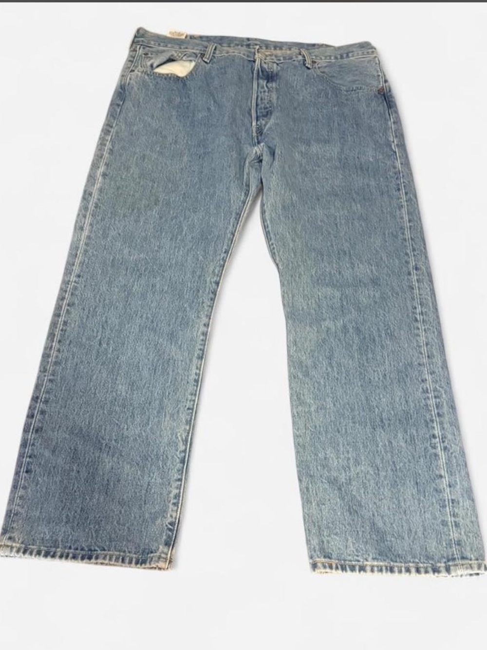 Levi's Men's Straight Jeans - Faded Blue Denim